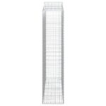 Paniers à gabions arqués 5 pcs 200x50x220/240 cm Fer galvanisé – Image 3