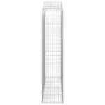 Paniers à gabions arqués 10 pcs 200x50x220/240 cm Fer galvanisé – Image 3