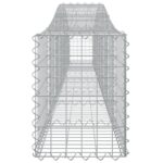 Paniers à gabions arqués 2 pcs 400x30x40/60 cm Fer galvanisé – Image 3