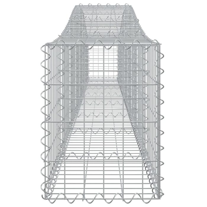 Paniers à gabions arqués 15 pcs 400x30x40/60 cm Fer galvanisé – Image 3