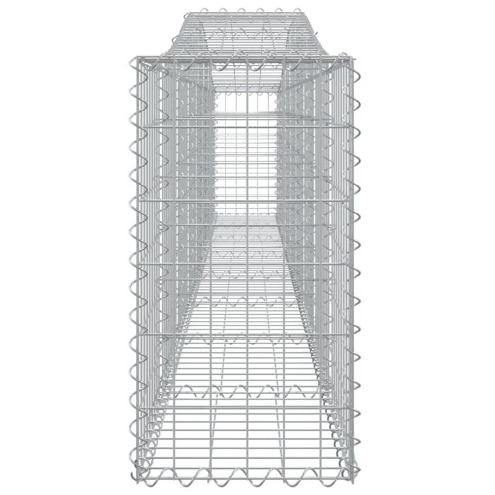 Paniers à gabions arqués 3 pcs 400x30x60/80 cm Fer galvanisé – Image 3
