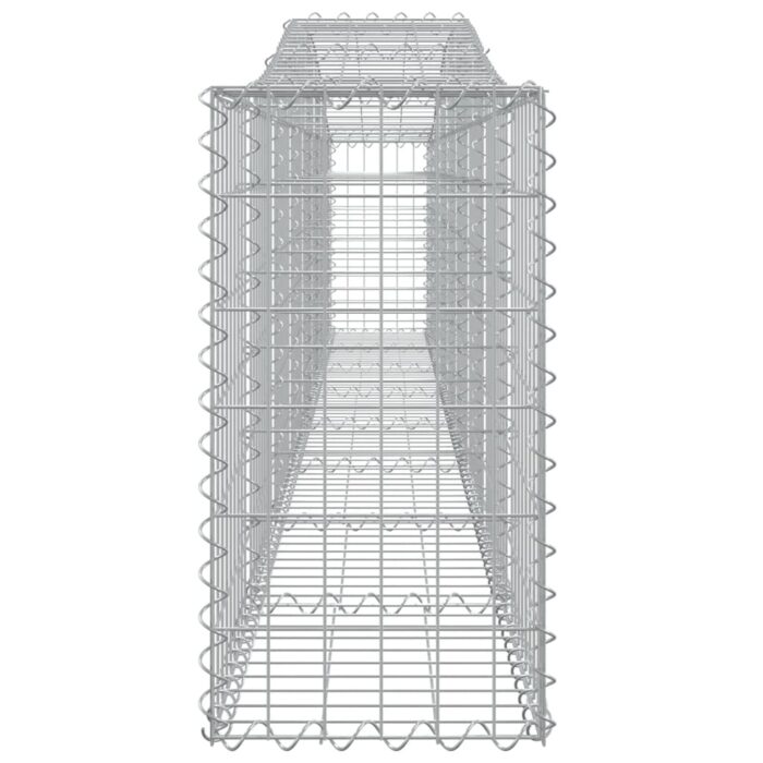 Paniers à gabions arqués 7 pcs 400x30x60/80 cm Fer galvanisé – Image 3