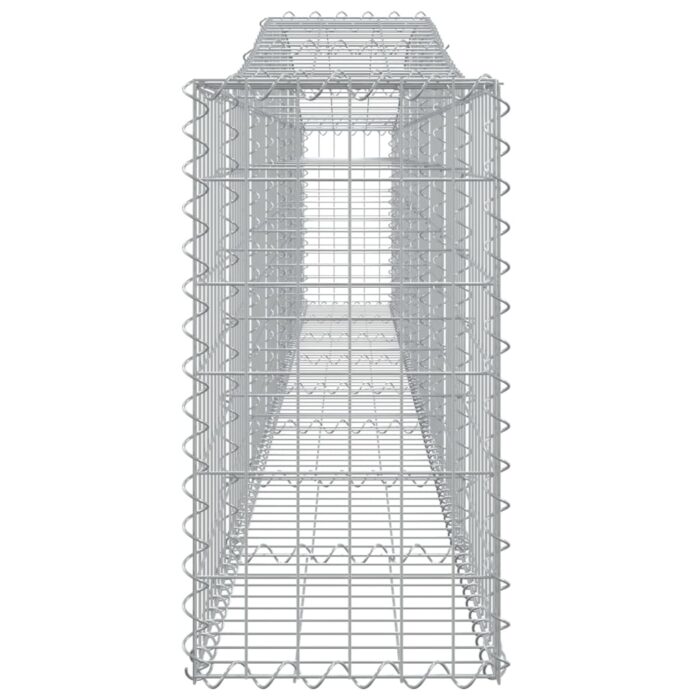 Paniers à gabions arqués 9 pcs 400x30x60/80 cm Fer galvanisé – Image 3