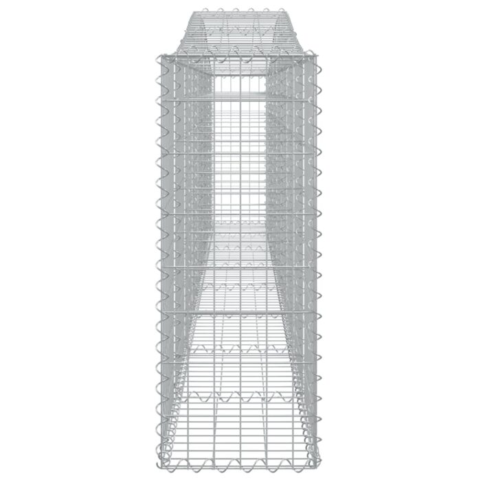Paniers à gabions arqués 20 pcs 400x30x80/100 cm Fer galvanisé – Image 3