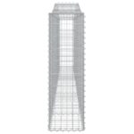 Paniers à gabions arqués 15 pcs 400x30x100/120 cm Fer galvanisé – Image 3