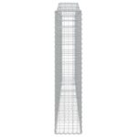 Paniers à gabions arqués 2 pcs 400x30x140/160 cm Fer galvanisé – Image 3