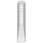 Paniers à gabions arqués 5 pcs 400x30x140/160 cm Fer galvanisé – Image 3