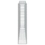 Paniers à gabions arqués 6 pcs 400x30x140/160 cm Fer galvanisé – Image 3