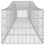 Paniers à gabions arqués 4 pcs 400x50x40/60 cm Fer galvanisé – Image 3
