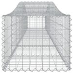 Paniers à gabions arqués 8 pcs 400x50x40/60 cm Fer galvanisé – Image 3