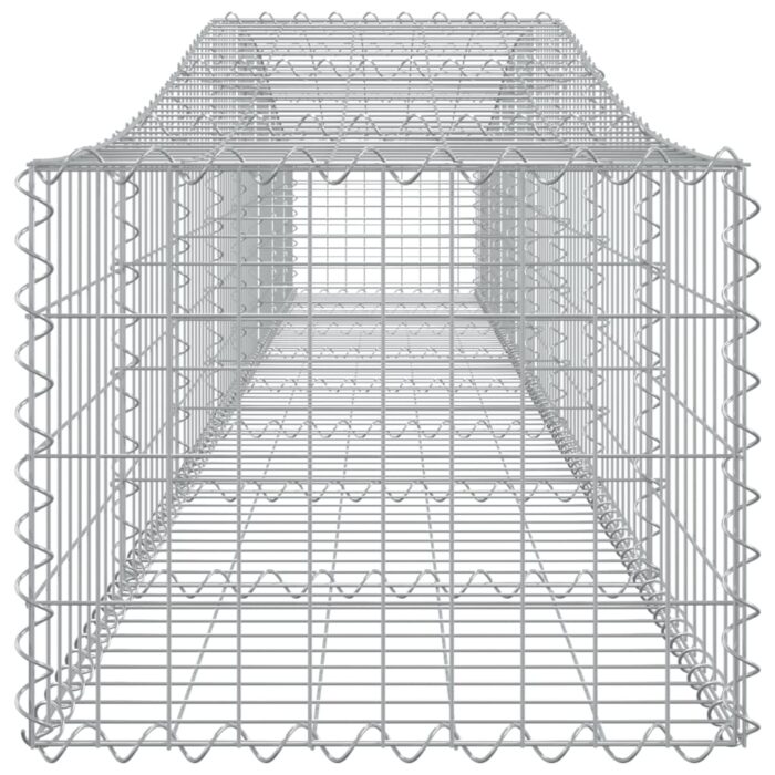 Paniers à gabions arqués 9 pcs 400x50x40/60 cm Fer galvanisé – Image 3