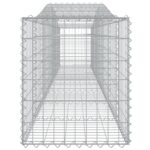 Paniers à gabions arqués 3 pcs 400x50x60/80 cm Fer galvanisé – Image 3