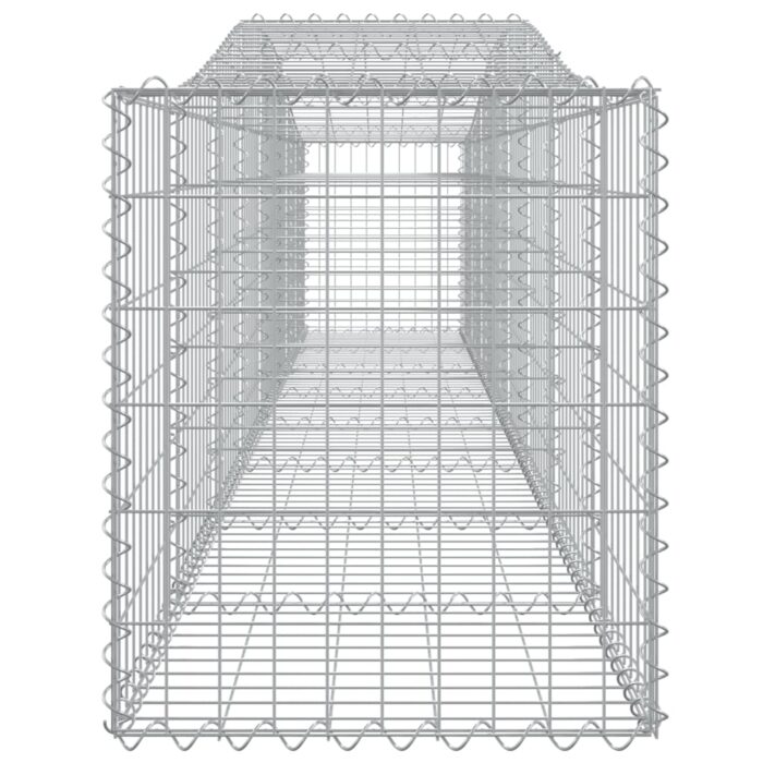 Paniers à gabions arqués 5 pcs 400x50x60/80 cm Fer galvanisé – Image 3