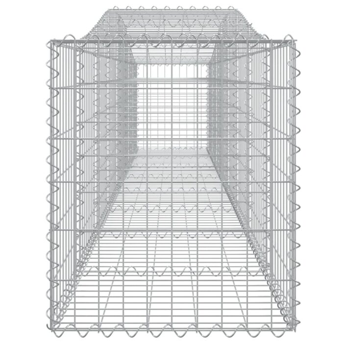 Paniers à gabions arqués 20 pcs 400x50x60/80 cm Fer galvanisé – Image 3