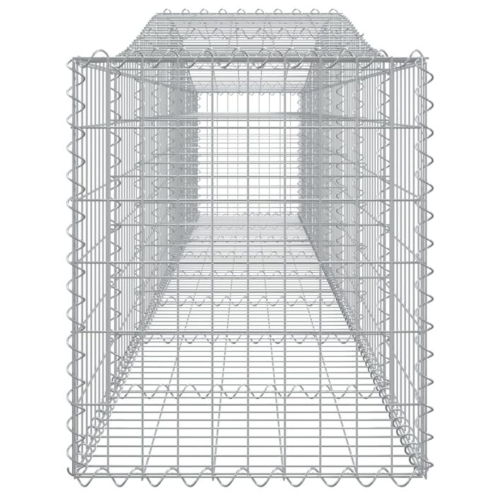 Paniers à gabions arqués 25 pcs 400x50x60/80 cm Fer galvanisé – Image 3