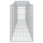Paniers à gabions arqués 4 pcs 400x50x80/100 cm Fer galvanisé – Image 3