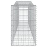 Paniers à gabions arqués 6 pcs 400x50x80/100 cm Fer galvanisé – Image 3