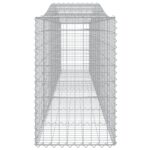 Paniers à gabions arqués 7 pcs 400x50x80/100 cm Fer galvanisé – Image 3