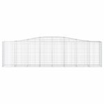 Paniers à gabions arqués 3 pcs 400x50x100/120 cm Fer galvanisé – Image 2