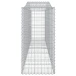 Paniers à gabions arqués 3 pcs 400x50x100/120 cm Fer galvanisé – Image 3