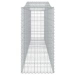 Paniers à gabions arqués 6 pcs 400x50x100/120 cm Fer galvanisé – Image 3