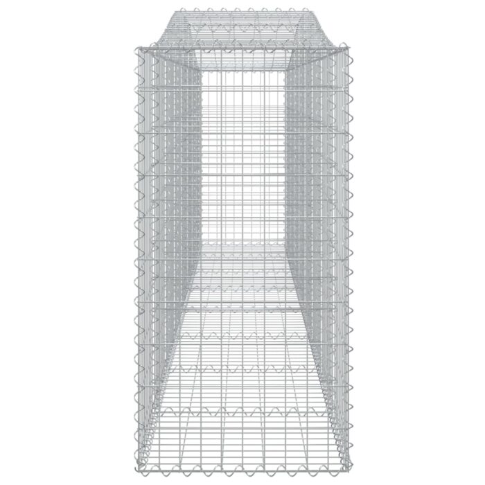 Paniers à gabions arqués 6 pcs 400x50x100/120 cm Fer galvanisé – Image 3