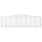 Paniers à gabions arqués 10 pcs 400x50x100/120 cm Fer galvanisé – Image 2