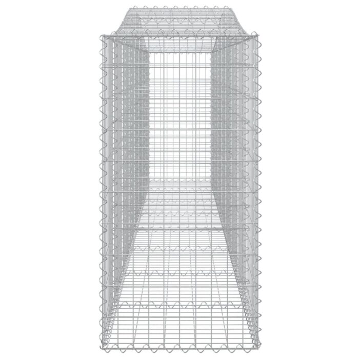 Paniers à gabions arqués 10 pcs 400x50x100/120 cm Fer galvanisé – Image 3