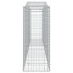 Paniers à gabions arqués 2 pcs 400x50x120/140 cm Fer galvanisé – Image 3