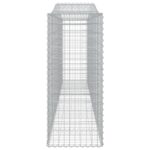 Paniers à gabions arqués 3 pcs 400x50x120/140 cm Fer galvanisé – Image 3