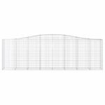 Paniers à gabions arqués 5 pcs 400x50x120/140 cm Fer galvanisé – Image 2