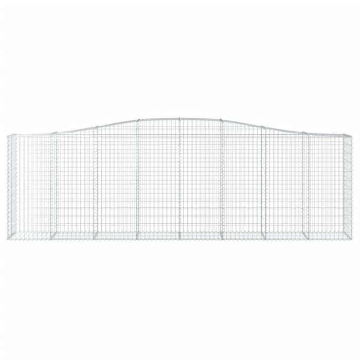 Paniers à gabions arqués 5 pcs 400x50x120/140 cm Fer galvanisé – Image 2