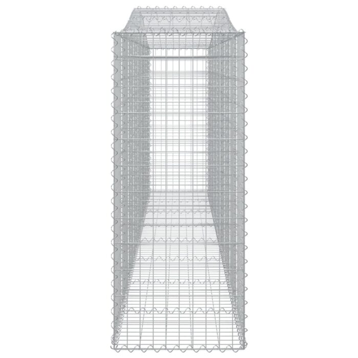 Paniers à gabions arqués 15 pcs 400x50x120/140 cm Fer galvanisé – Image 3