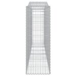Paniers à gabions arqués 3 pcs 400x50x140/160 cm Fer galvanisé – Image 3