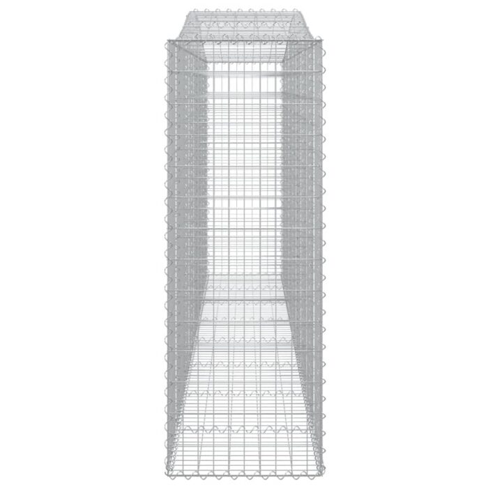 Paniers à gabions arqués 3 pcs 400x50x140/160 cm Fer galvanisé – Image 3