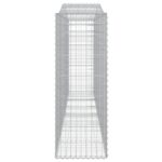 Paniers à gabions arqués 15 pcs 400x50x140/160 cm Fer galvanisé – Image 3