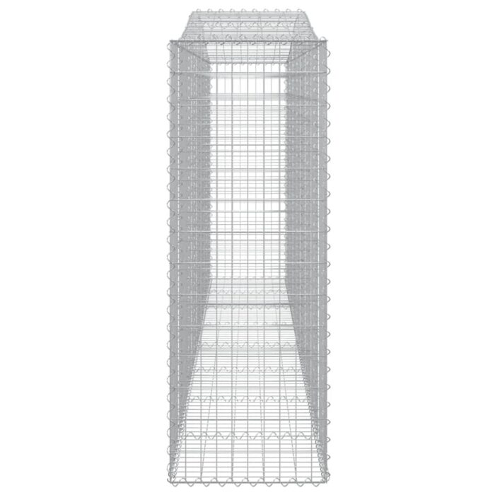 Paniers à gabions arqués 15 pcs 400x50x140/160 cm Fer galvanisé – Image 3