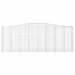 Paniers à gabions arqués 25 pcs 400x50x140/160 cm Fer galvanisé – Image 2