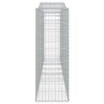 Paniers à gabions arqués 25 pcs 400x50x140/160 cm Fer galvanisé – Image 3