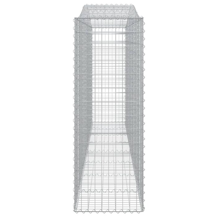 Paniers à gabions arqués 25 pcs 400x50x140/160 cm Fer galvanisé – Image 3