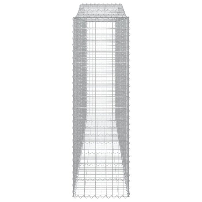 Paniers à gabions arqués 6 pcs 400x50x160/180 cm fer galvanisé – Image 3