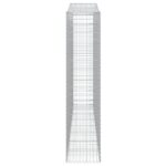 Paniers à gabions arqués 3 pcs 400x50x220/240 cm Fer galvanisé – Image 3