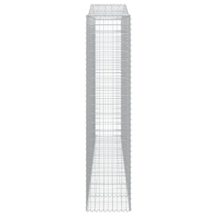 Paniers à gabions arqués 7 pcs 400x50x220/240 cm Fer galvanisé – Image 3