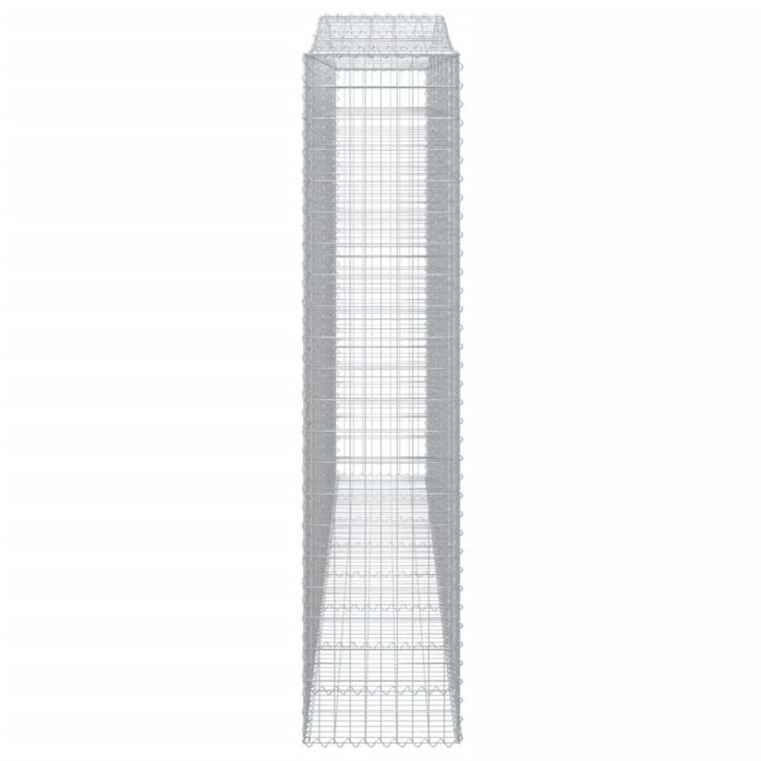 Paniers à gabions arqués 8 pcs 400x50x220/240 cm Fer galvanisé – Image 3