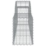 Paniers à gabions arqués 25 pcs 200x30x40/60 cm Fer galvanisé – Image 3