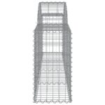 Paniers à gabions arqués 5 pcs 200x30x60/80 cm Fer galvanisé – Image 3