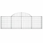 Paniers à gabions arqués 13 pcs 200x30x60/80 cm Fer galvanisé – Image 2