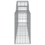 Paniers à gabions arqués 13 pcs 200x30x60/80 cm Fer galvanisé – Image 3