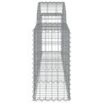 Paniers à gabions arqués 15 pcs 200x30x60/80 cm Fer galvanisé – Image 3