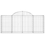 Paniers à gabions arqués 13 pcs 200x30x80/100 cm Fer galvanisé – Image 2